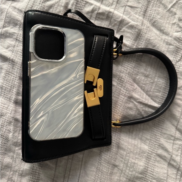 SOLD** Tory Burch mini Lee Radziwill in Black - Picture 11 of 13